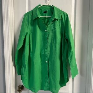 Talbots Vibrant Green Blouse